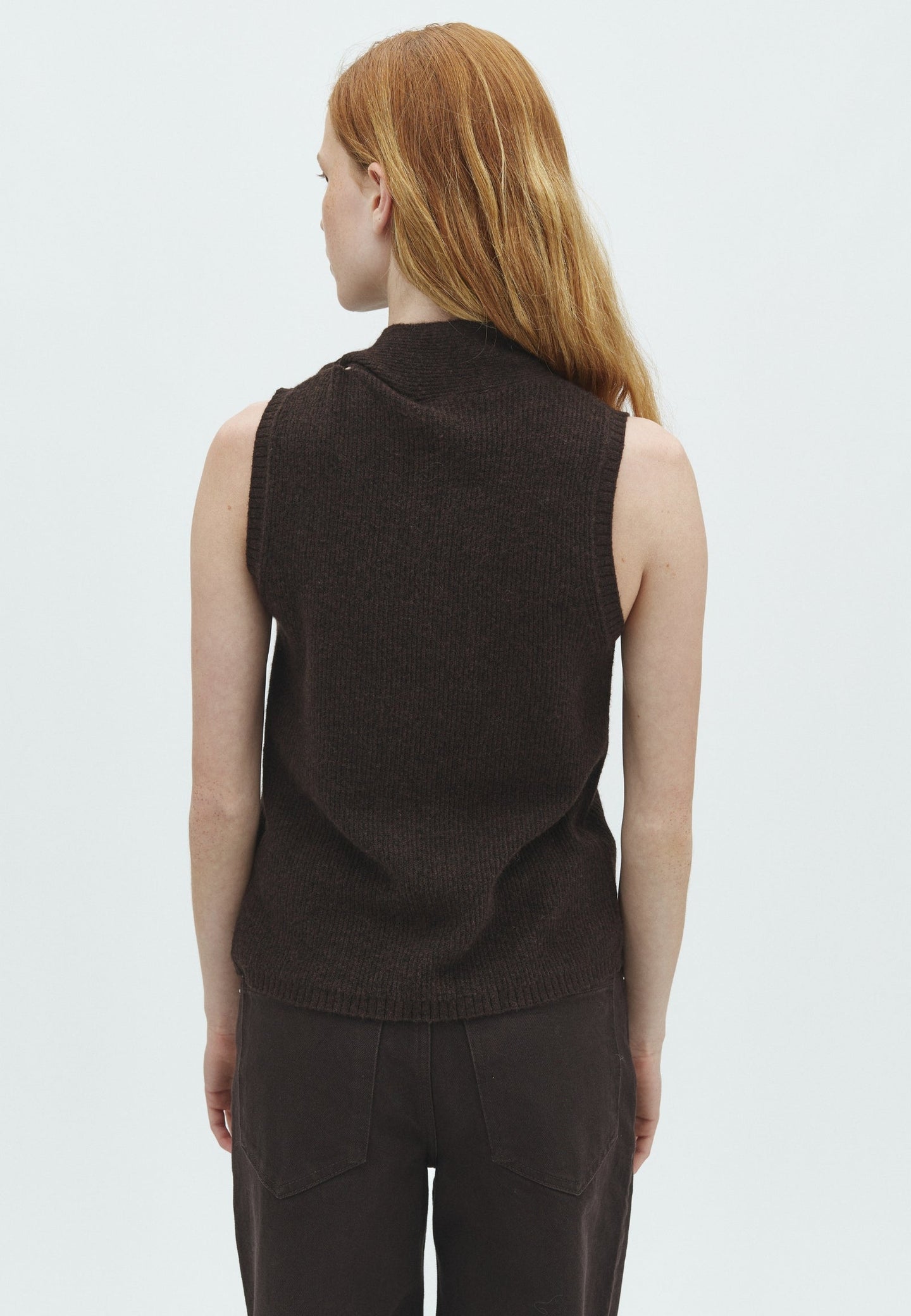 MbyM Fine Knit Donkerbruin Dames