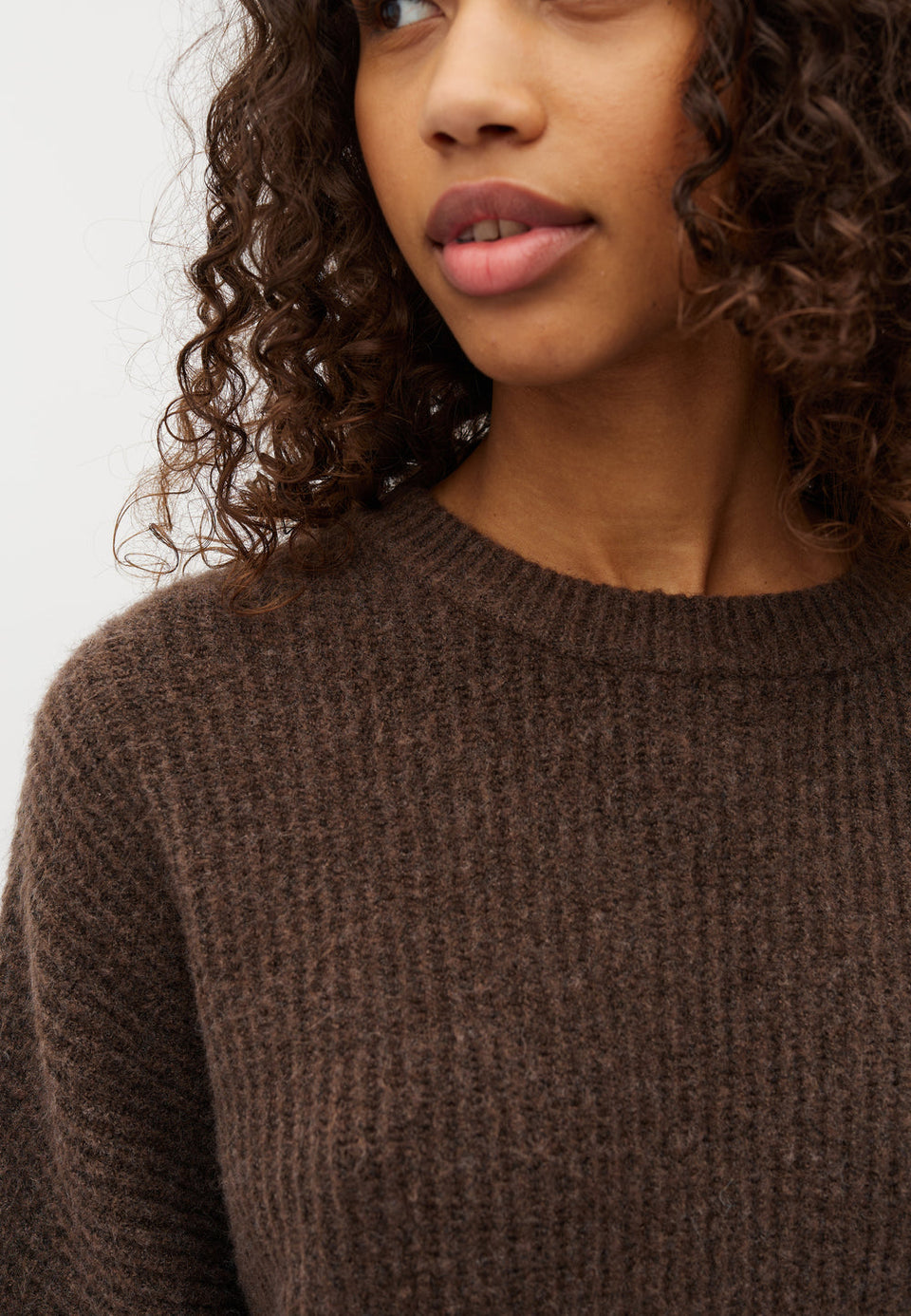 MbyM Gillian Knit Donkerbruin Dames