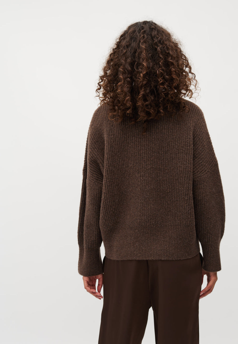 MbyM Gillian Knit Donkerbruin Dames