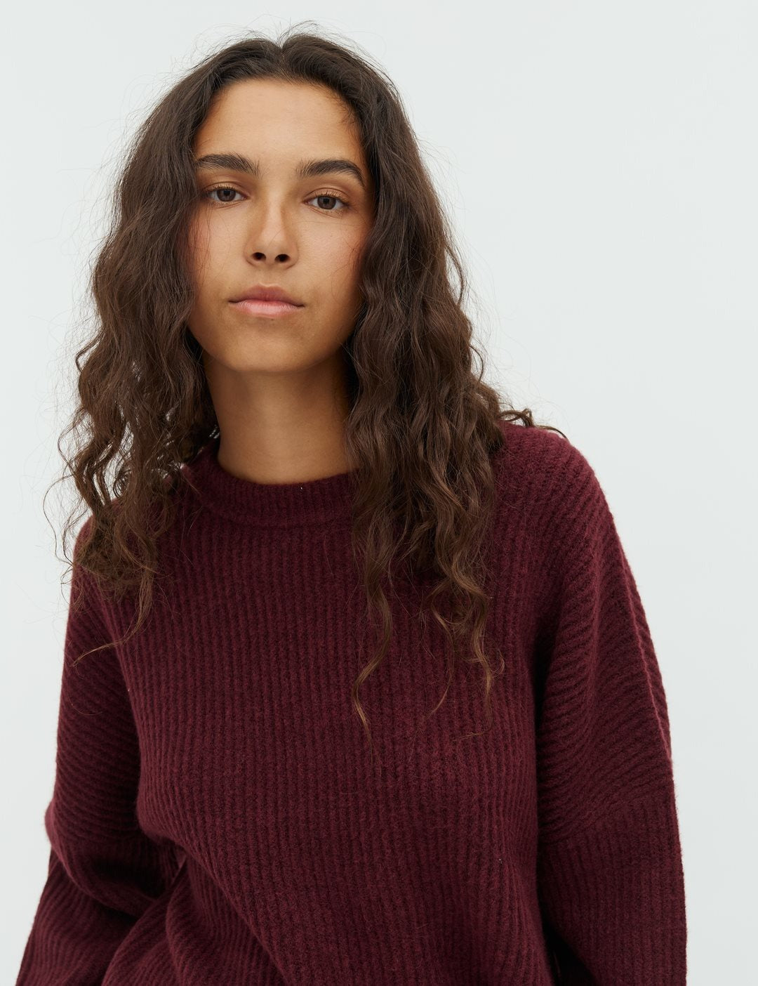 MbyM Gillian Knit Donkerrood Dames