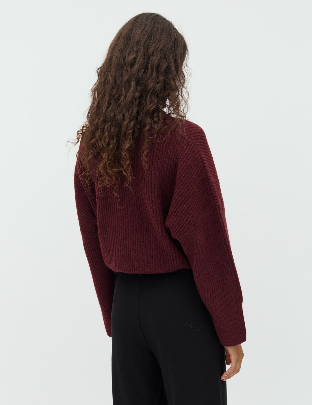 MbyM Gillian Knit Donkerrood Dames