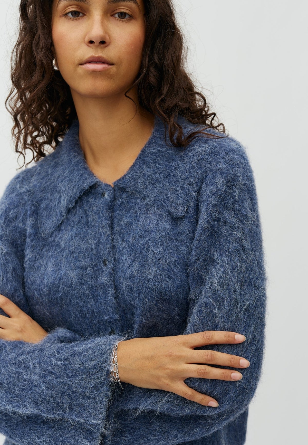 MbyM Lari Cardigan Blauw Dames