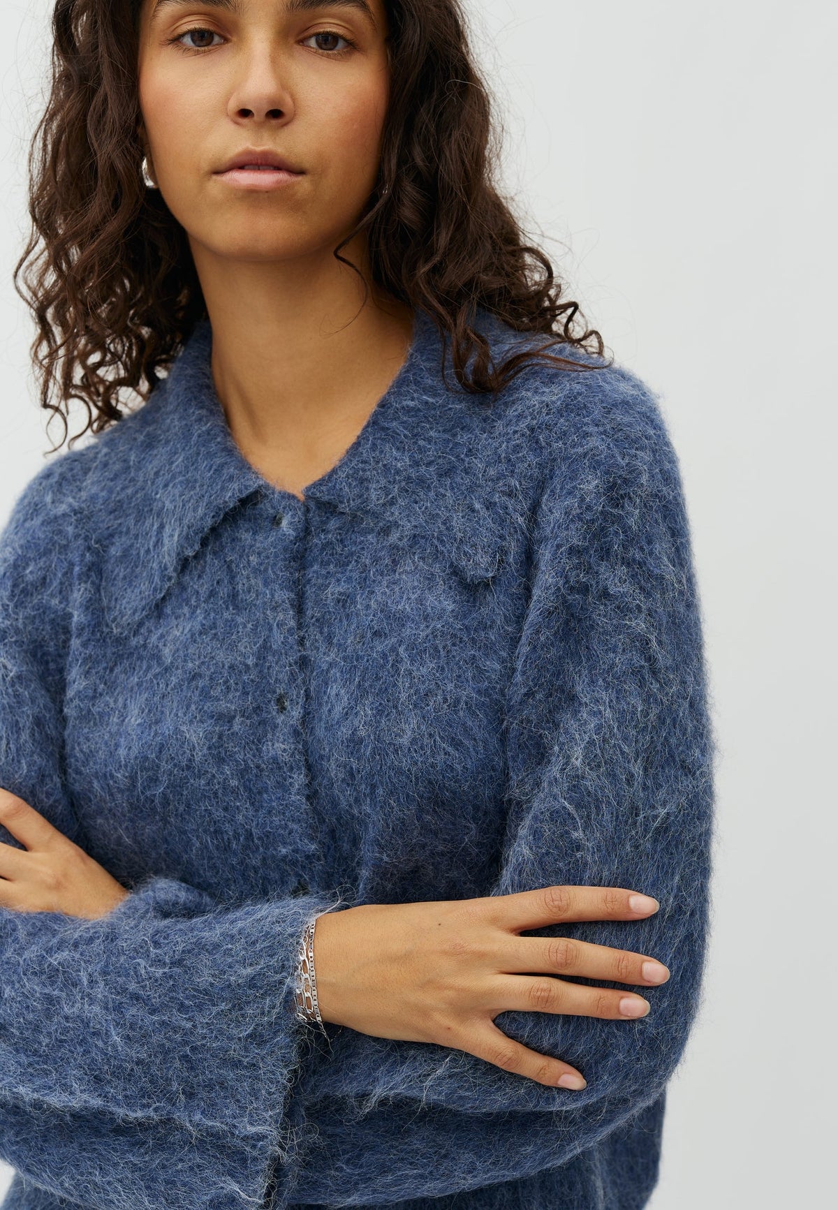 MbyM Lari Cardigan Blauw Dames
