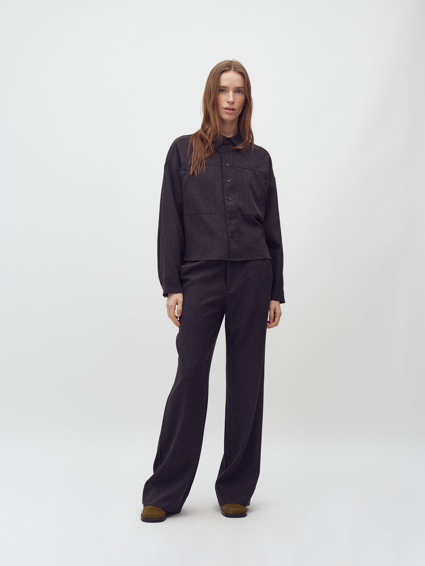 MbyM Levya Shirt Donkerblauw Dames