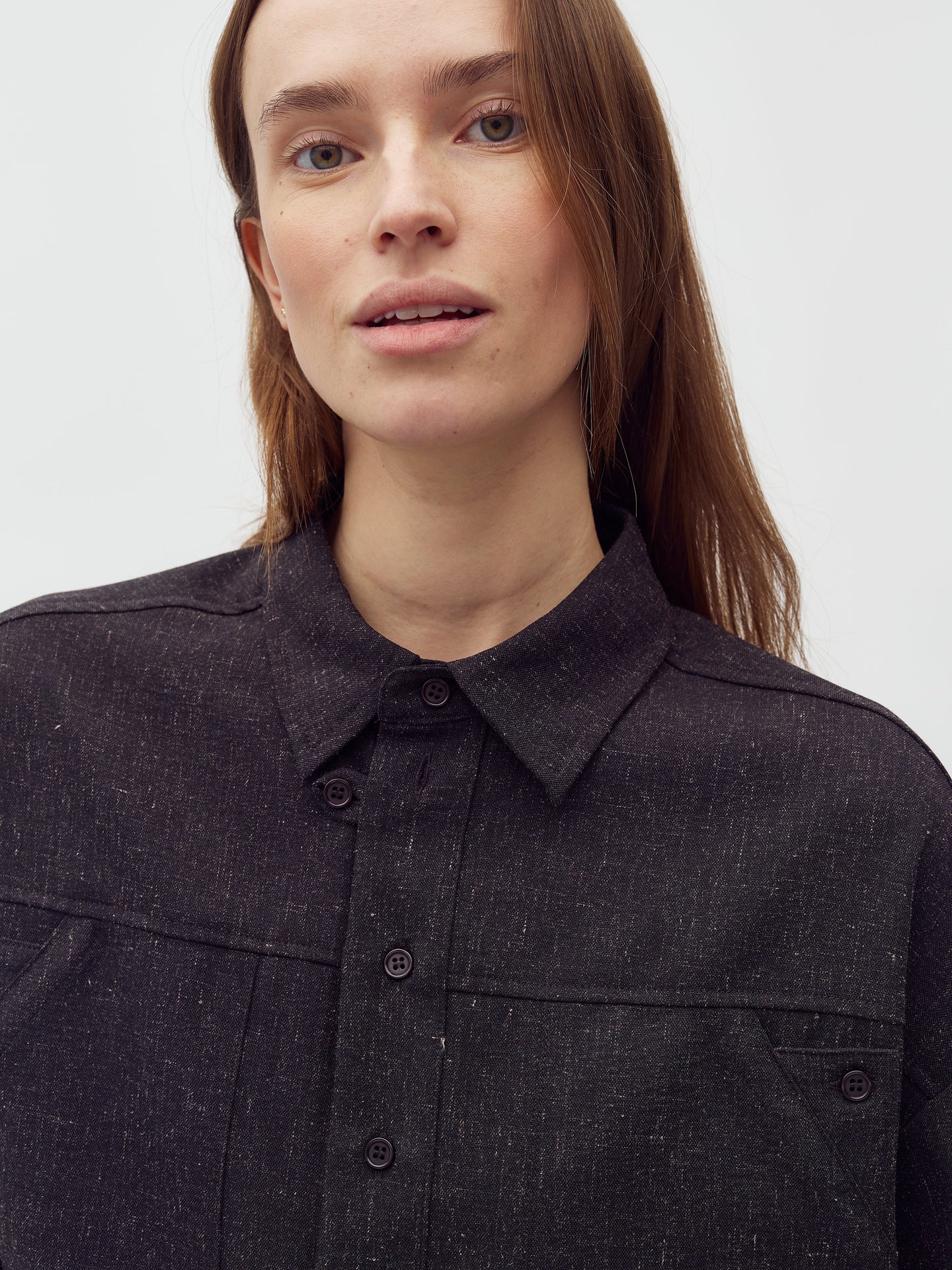 MbyM Levya Shirt Donkerblauw Dames