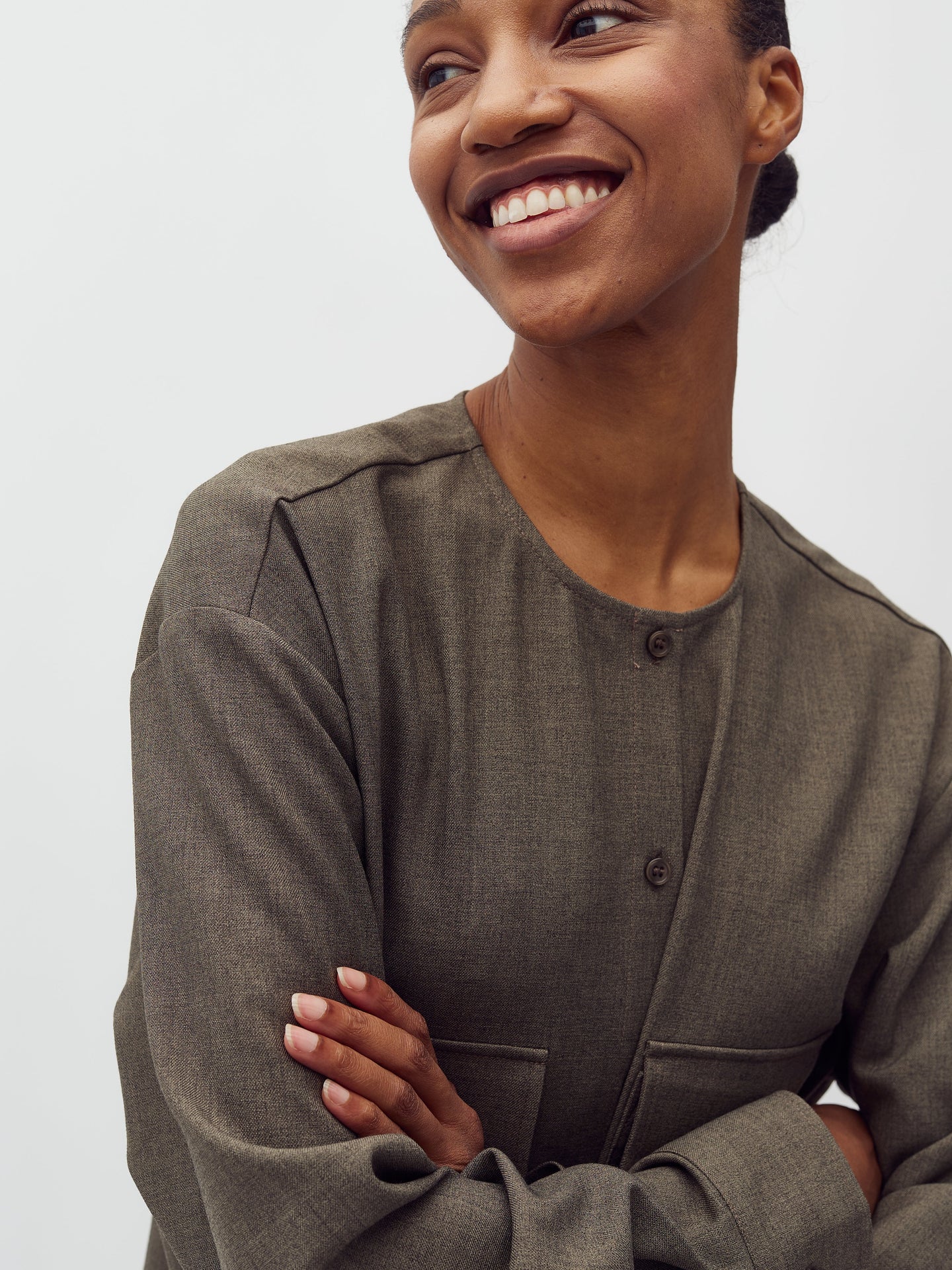 MbyM Lican Shirt Donkergroen Dames