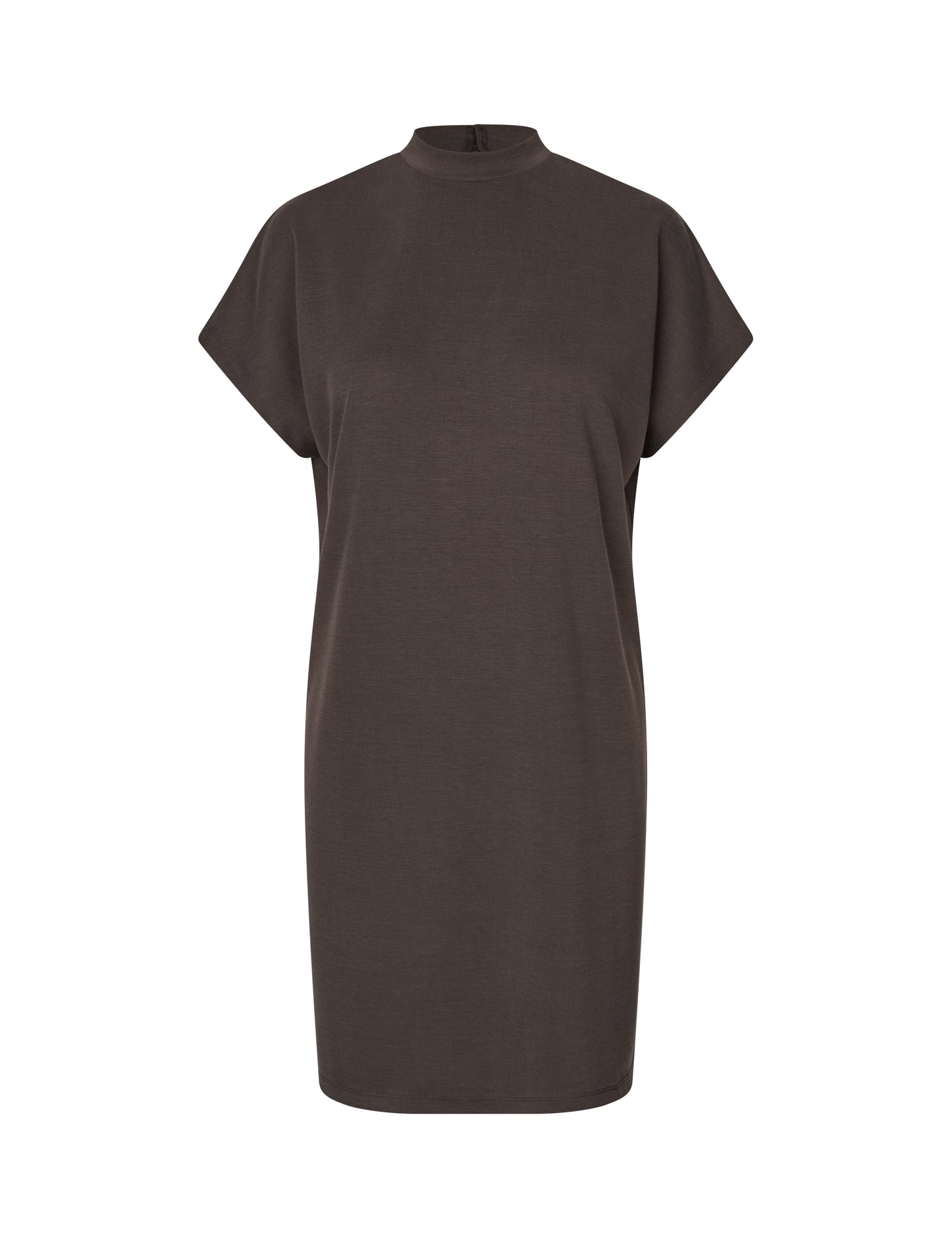 MbyM Linea Long Dress Donkerbruin Dames