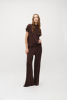 MbyM Linea Short Top Donkerbruin Dames