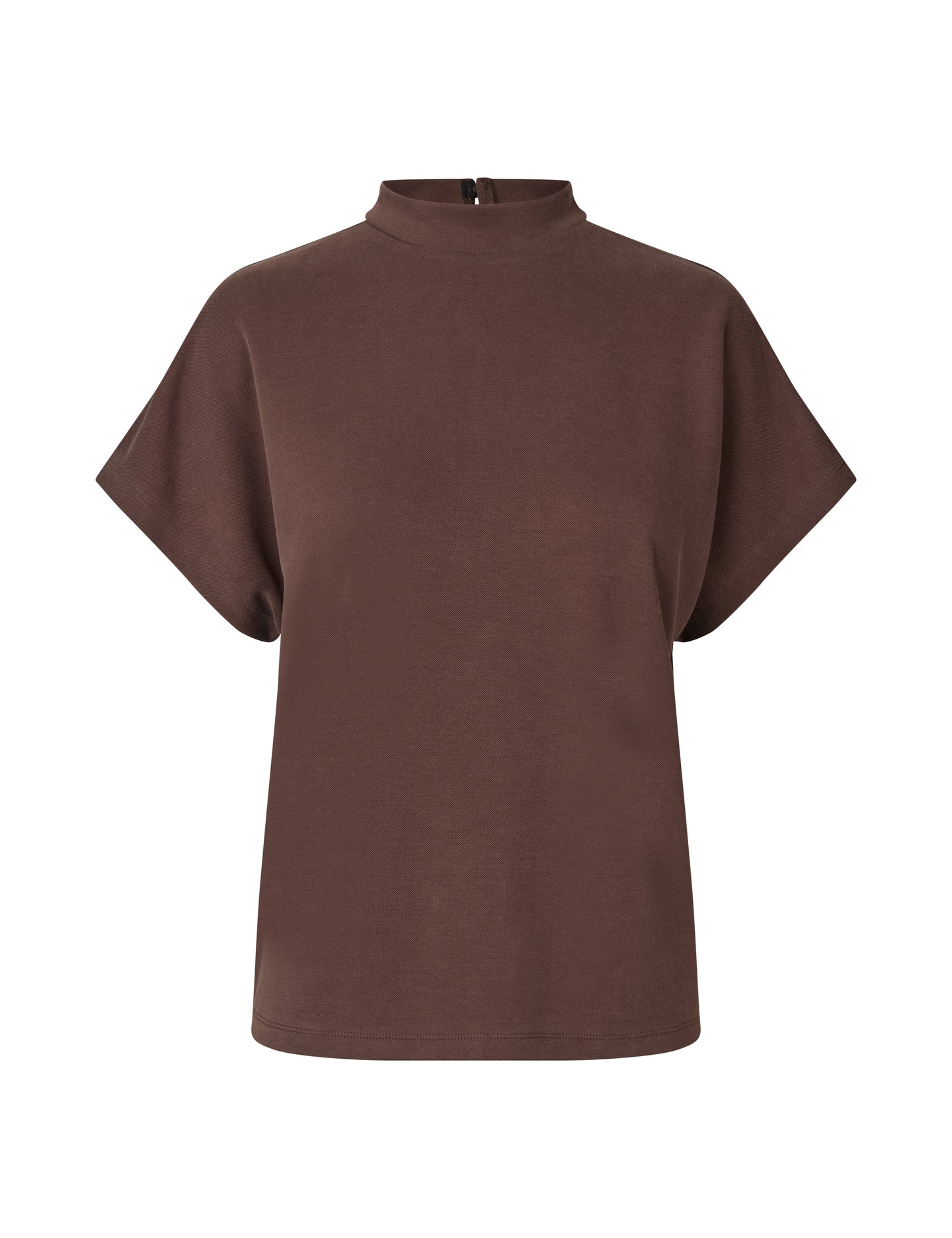 MbyM Linea Short Top Donkerbruin Dames