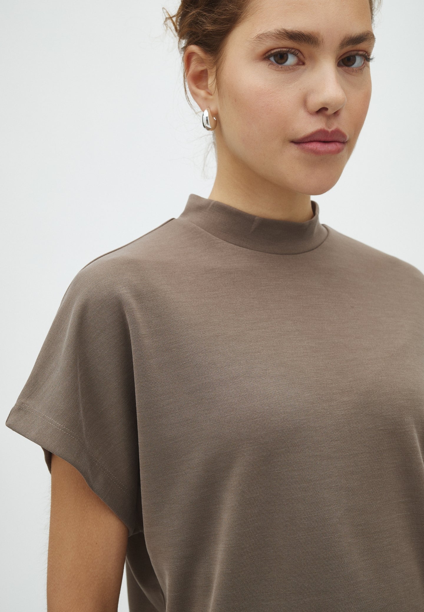 MbyM Linea Short Top Lichtbruin Dames