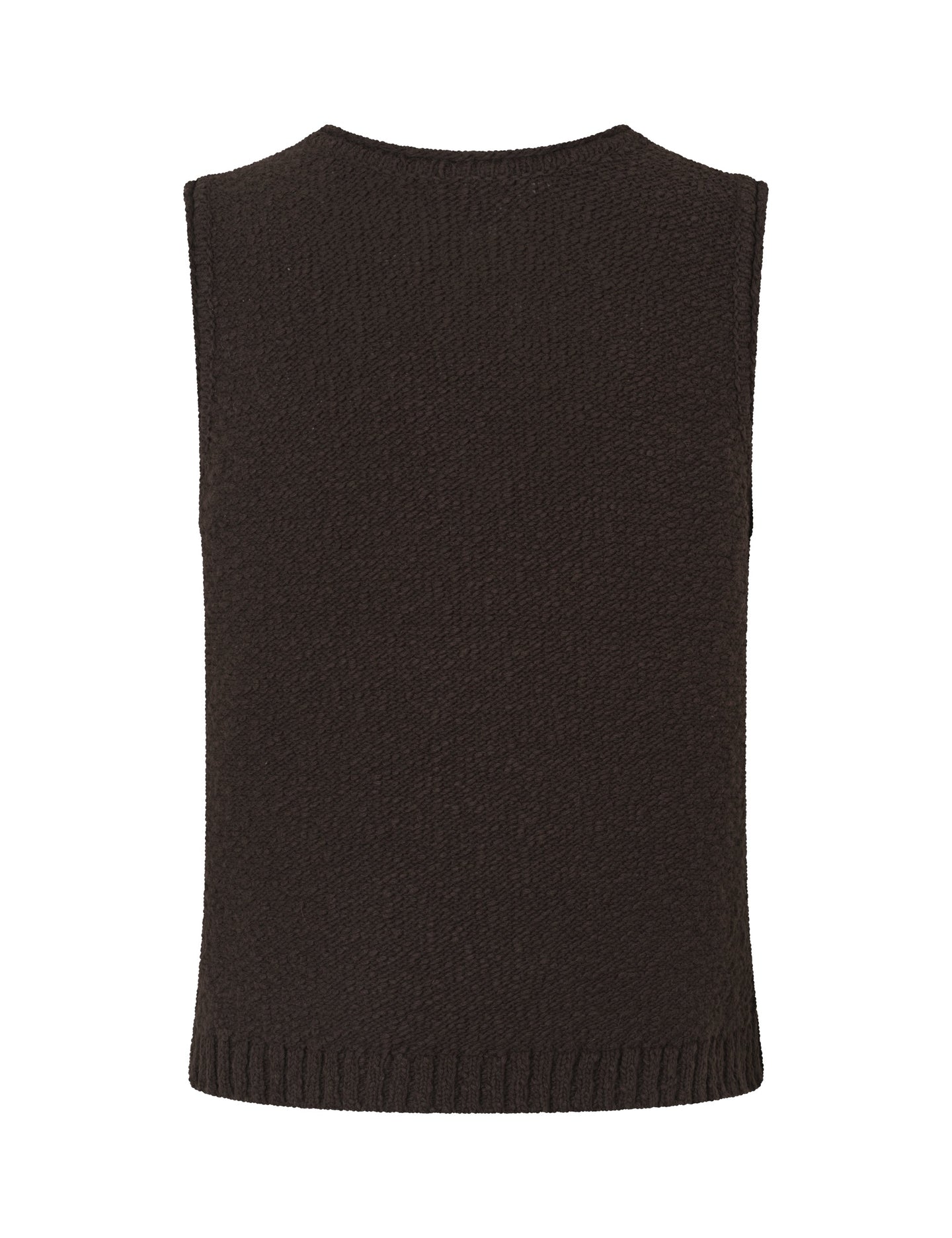 MbyM Merac V Knitted Top Donkerbruin Dames