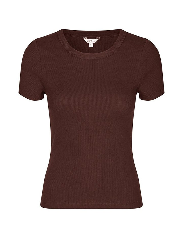 MbyM Otis Tee Donkerbruin Dames