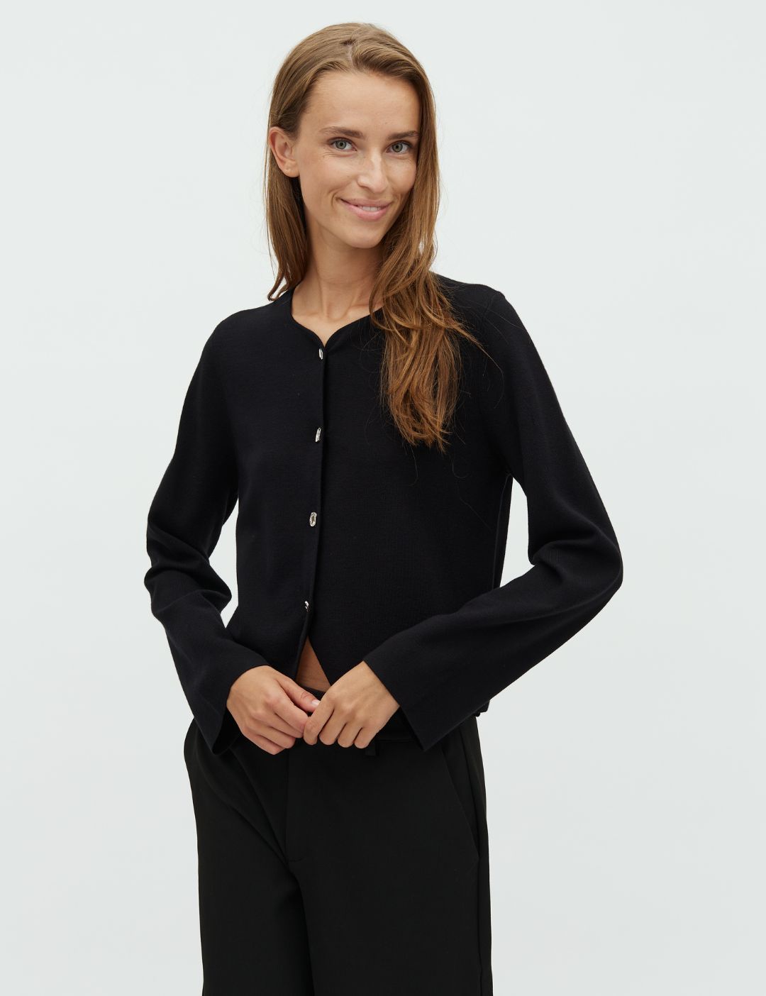 MbyM Salina Knit Cardigan Zwart Dames