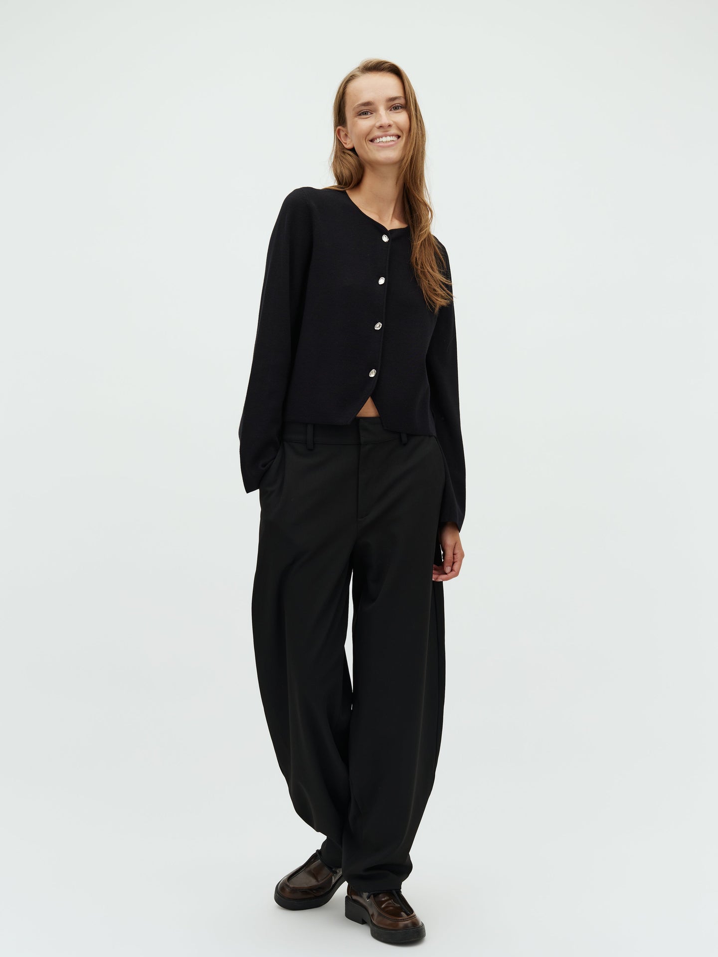 MbyM Salina Knit Cardigan Zwart Dames