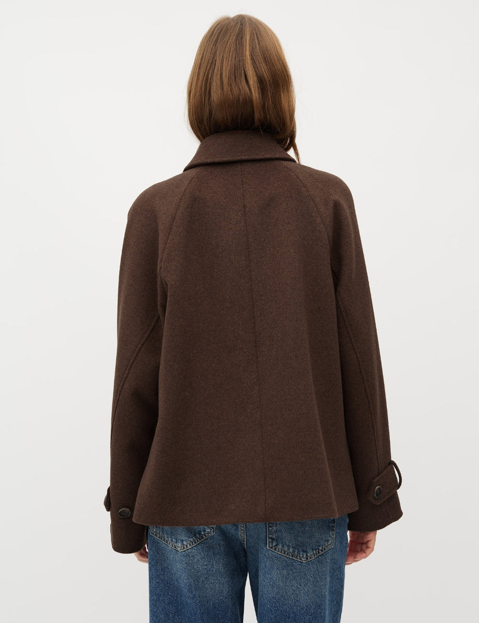 MbyM Tary Coat Donkerbruin Dames
