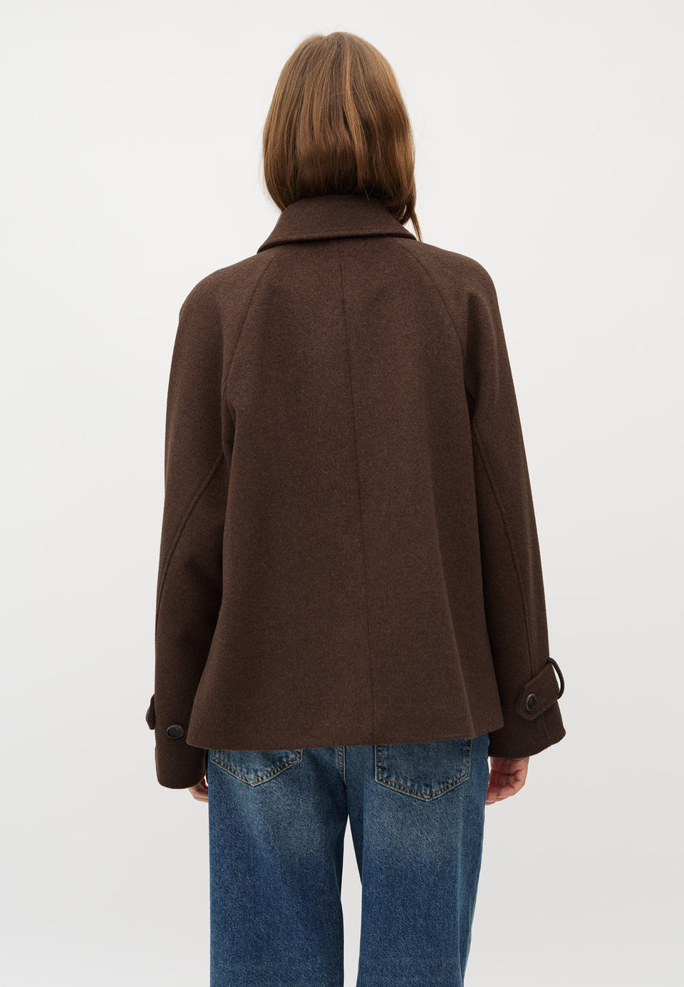 MbyM Tary Coat Donkerbruin Dames