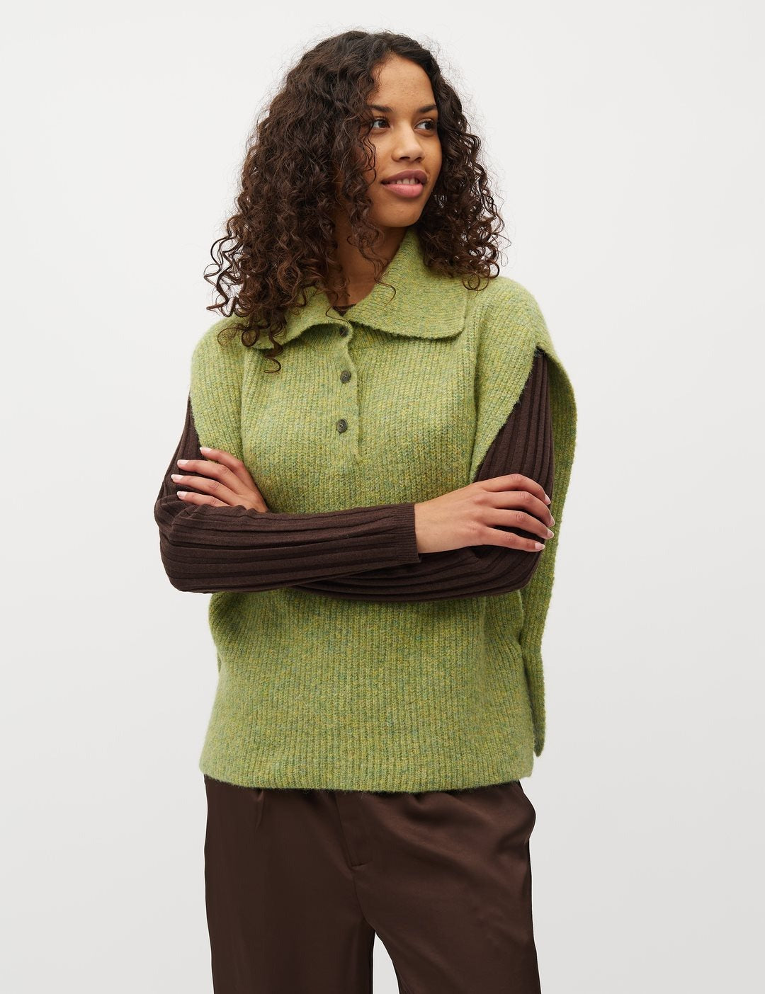 MbyM Tristiana Vest Lichtgroen Dames