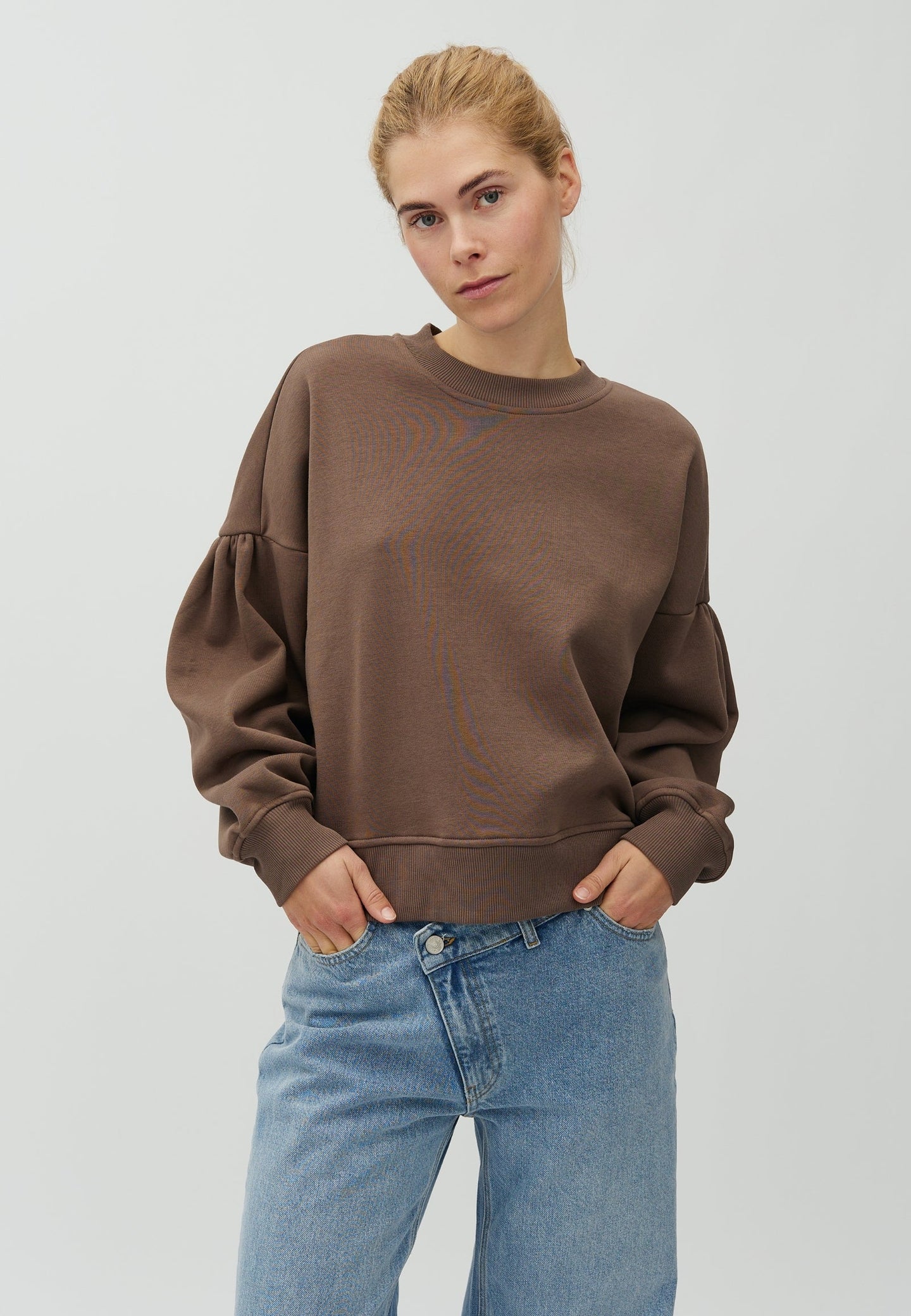 MbyM Vallotton Sweat Lichtbruin 