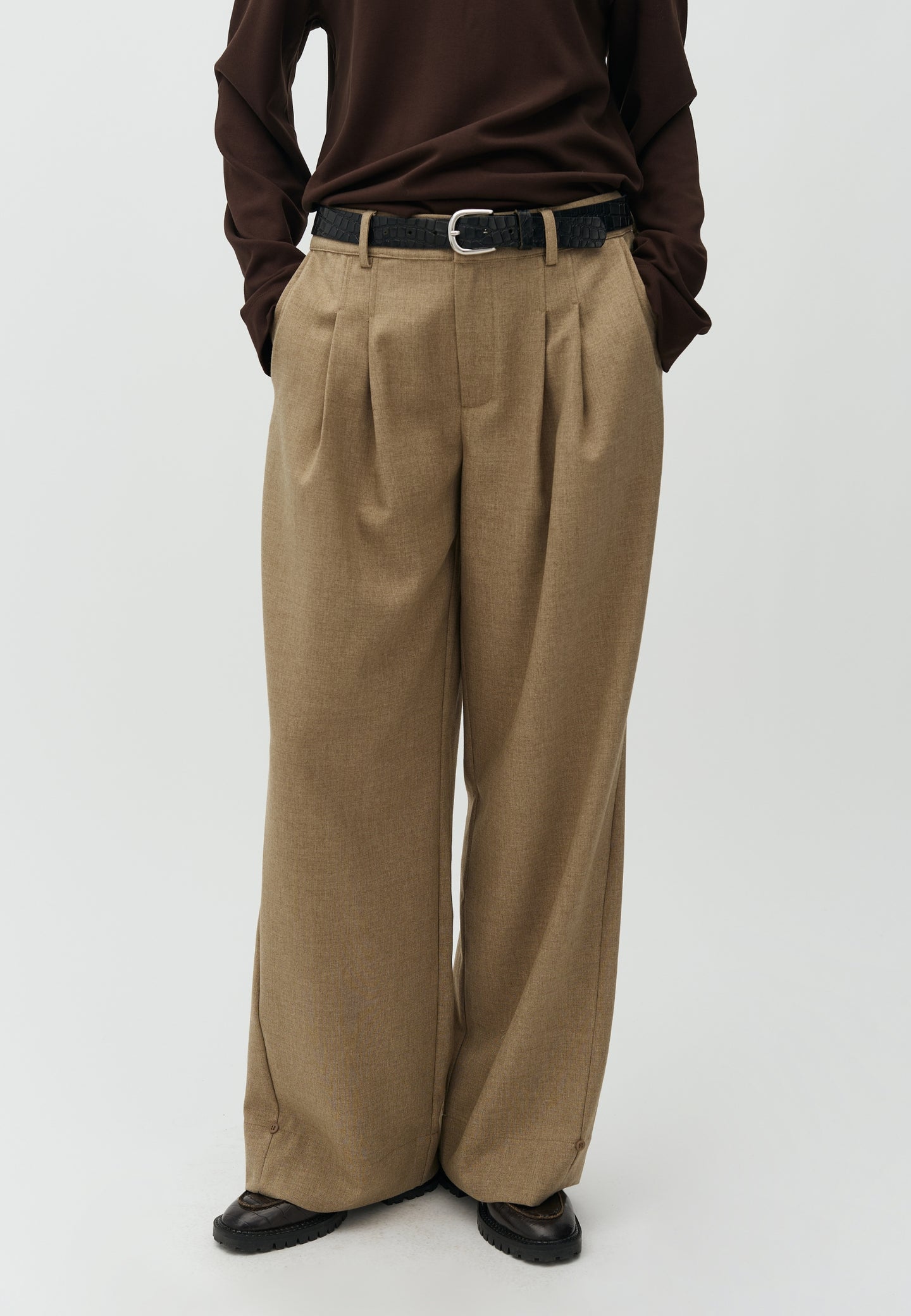 MbyM Viole Pants Lichtbruin Dames