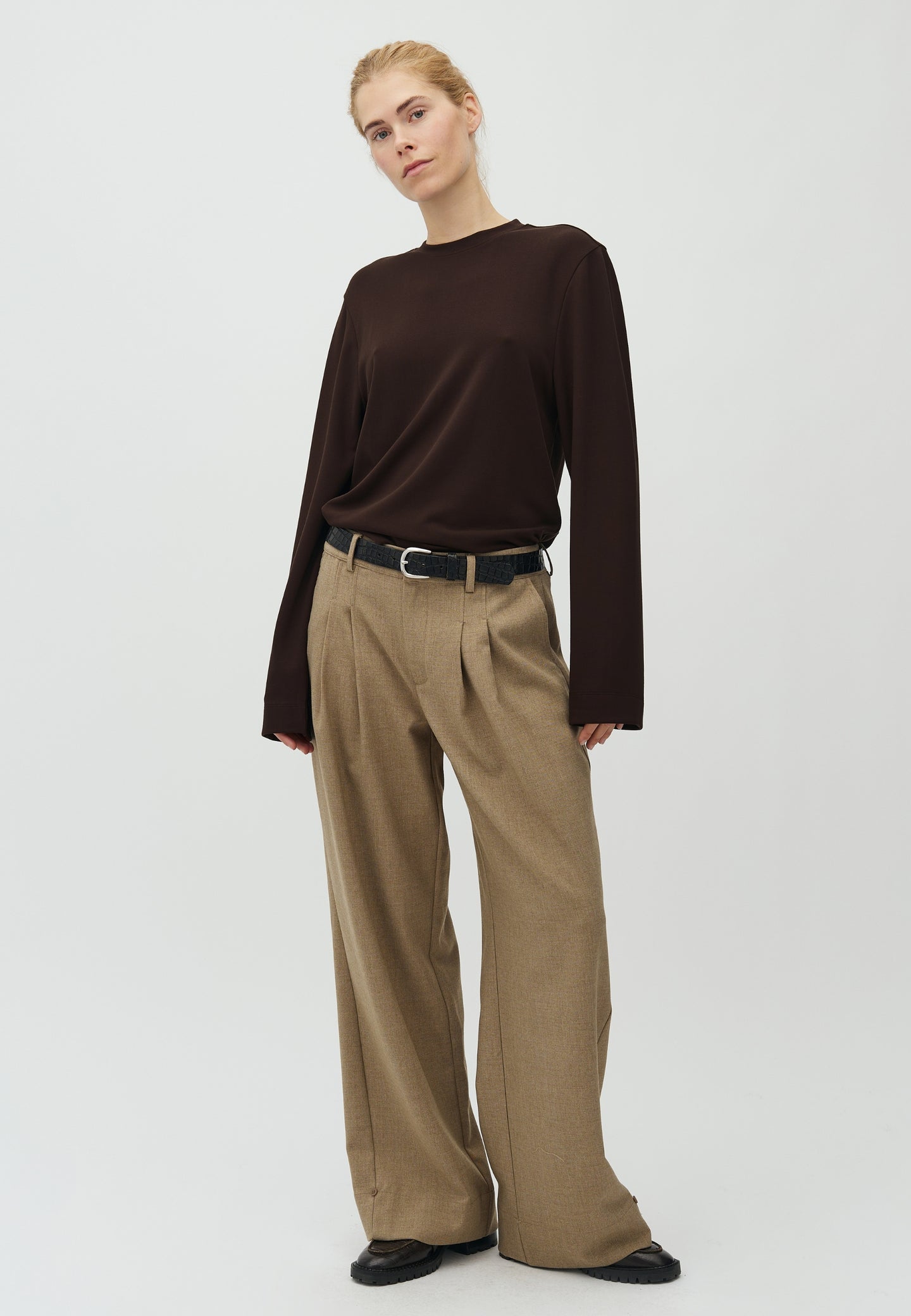 MbyM Viole Pants Lichtbruin Dames
