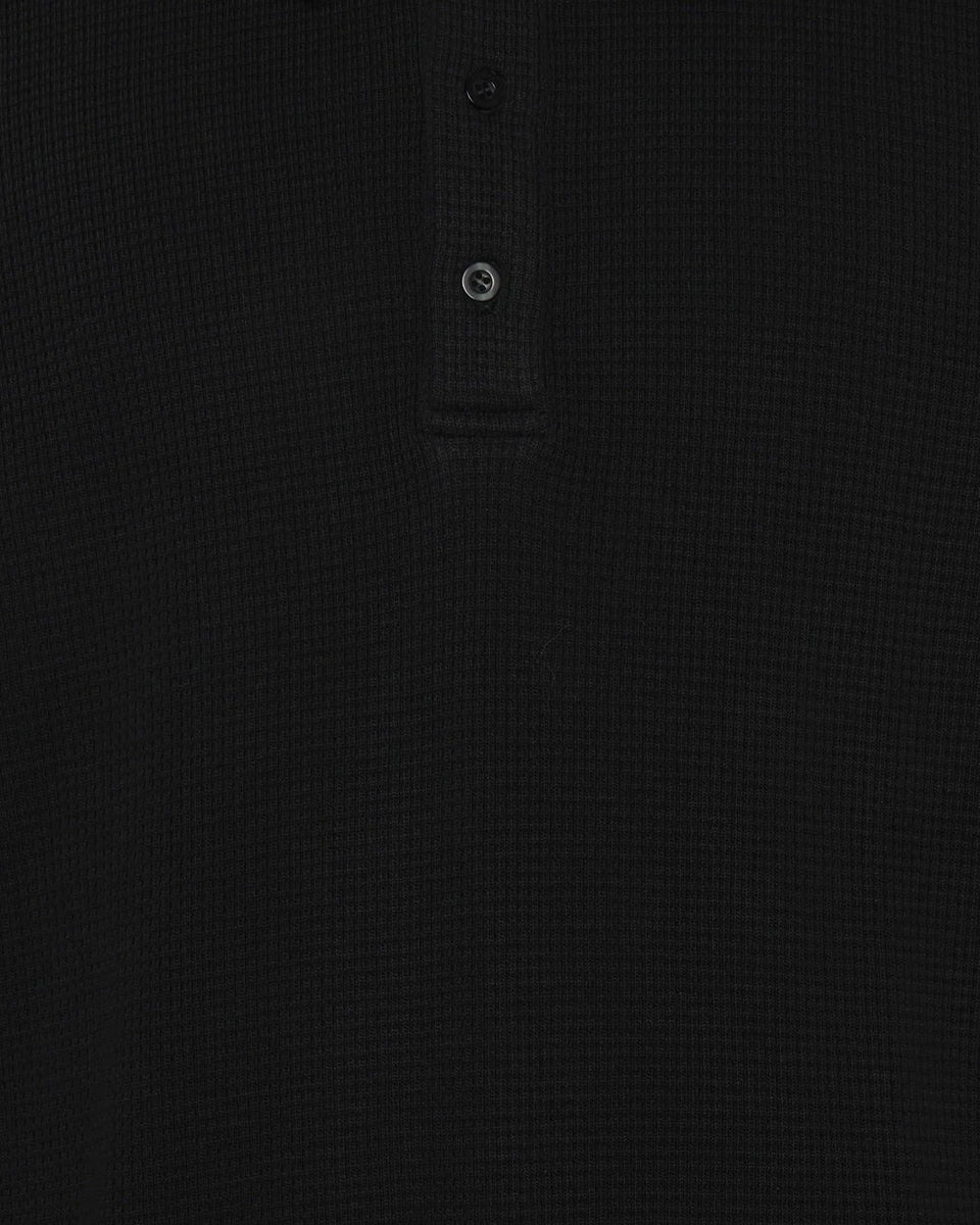 Minimum Adrian Ls Polo Zwart Heren