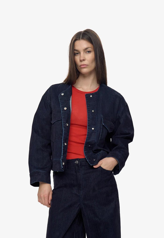 Minimum Aiyas Jeans 4510 Donkerblauw Dames