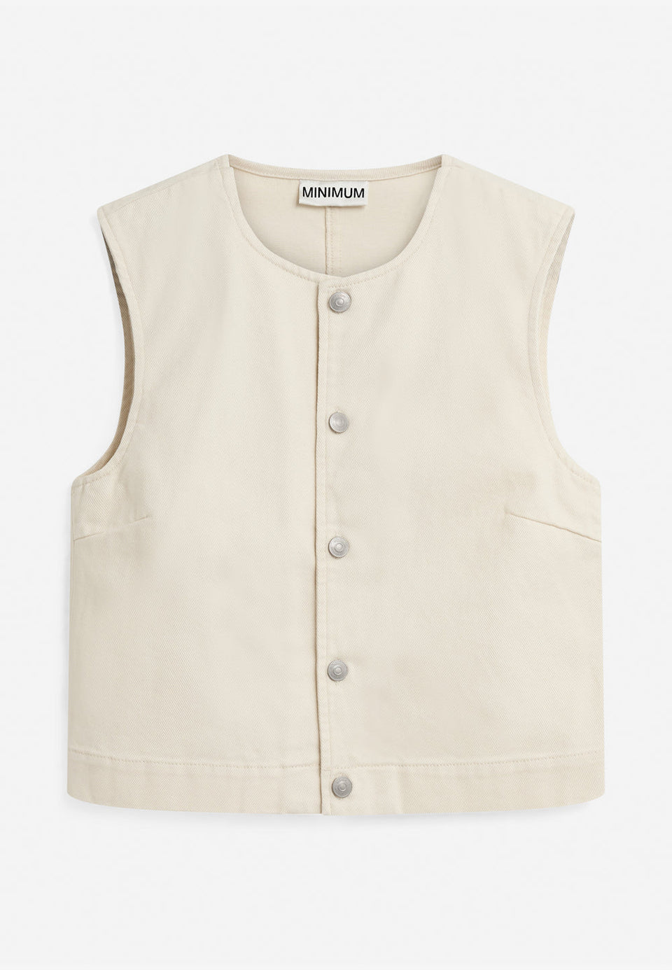 Minimum Alessia Vest Wit Dames