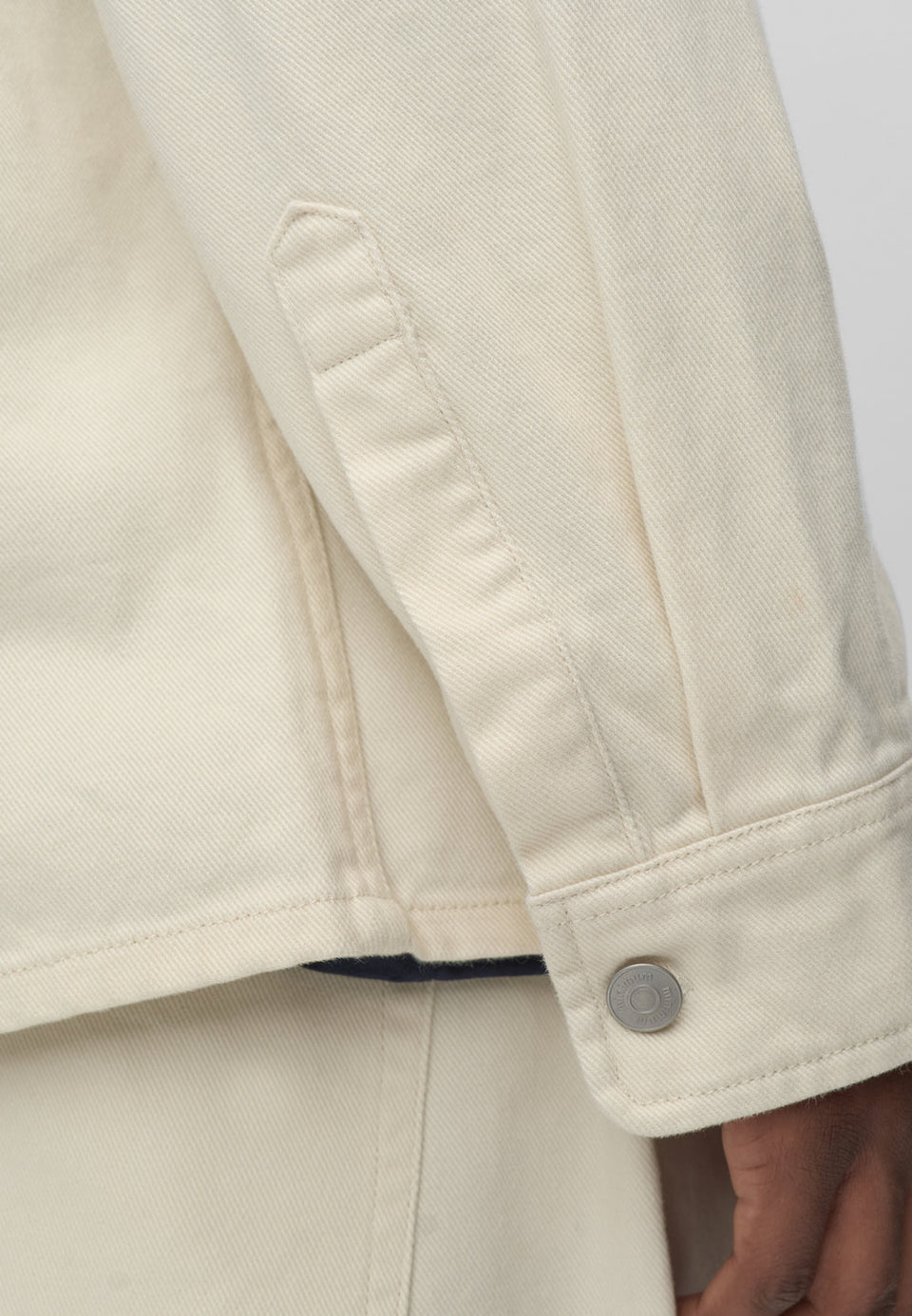 Minimum Dylan Reg Ls Shirt Wit Heren