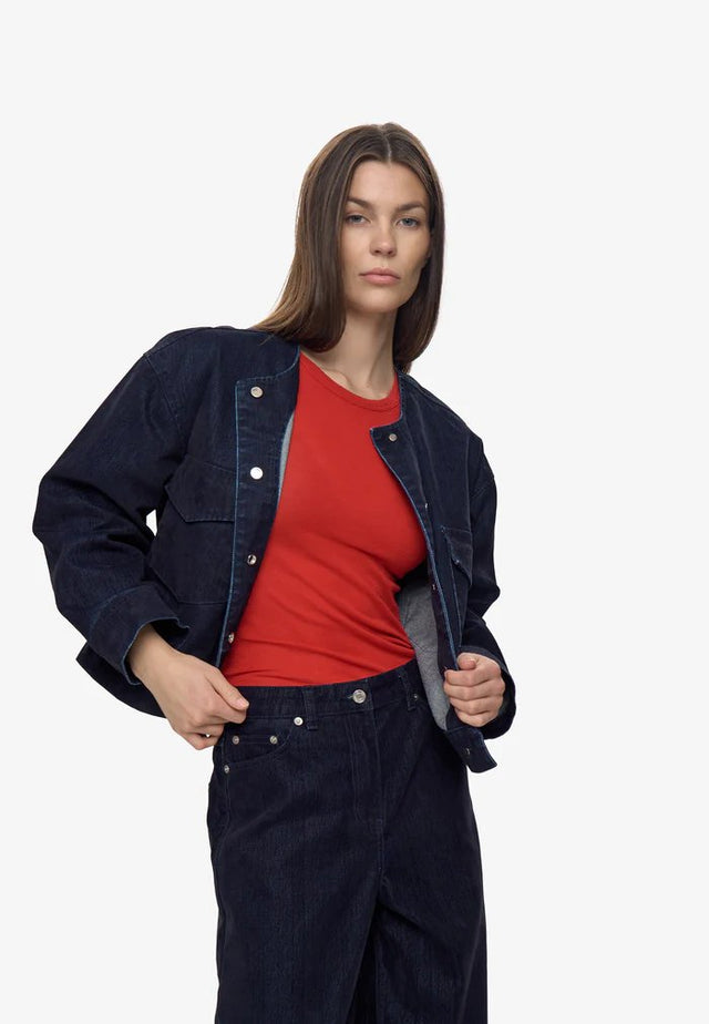 Minimum Kylie Jacket Donkerblauw Dames