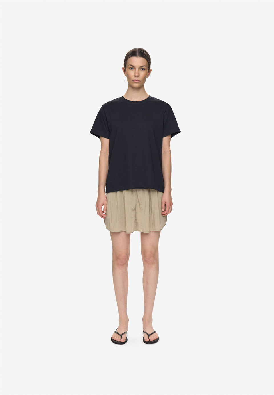 Minimum Lilou T-shirt Zwart Dames