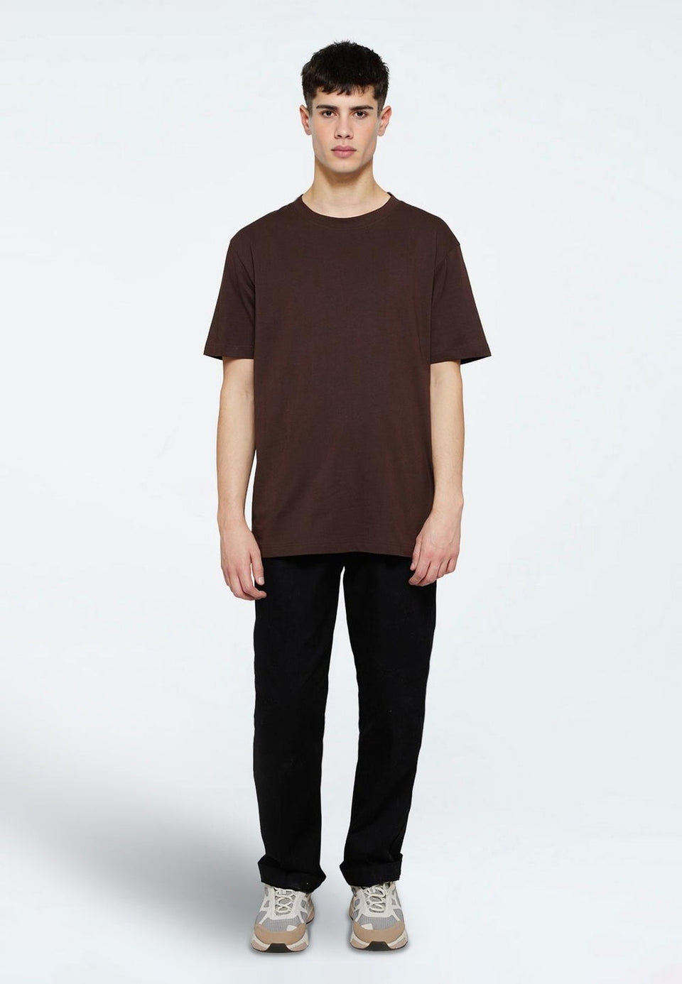 Minimum Lono 3412 T-shirt Donkerbruin Heren