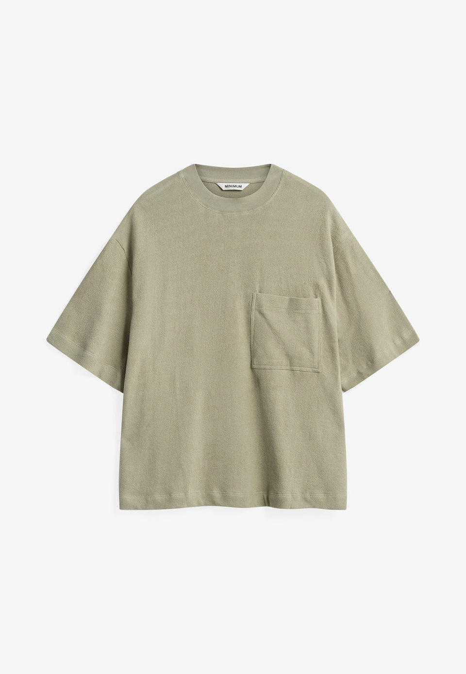 Minimum Lono Rlx Ss Pocket Tee Lichtgroen Heren