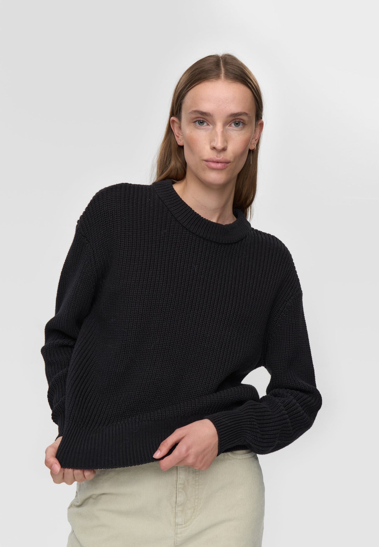 Minimum Mikala Sweater Zwart Dames