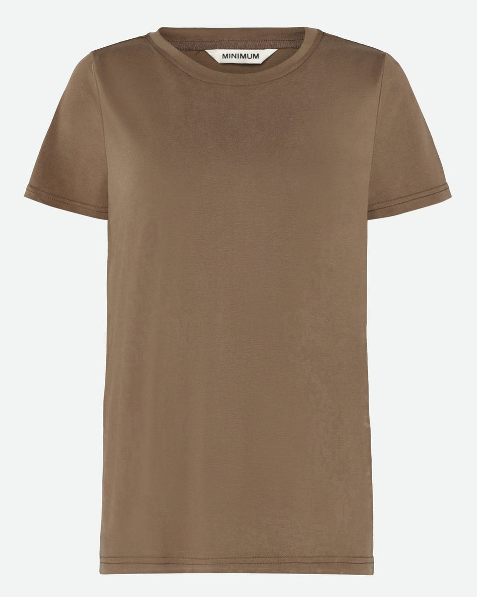 Minimum Rynah 2.0 T-shirt Lichtbruin Dames