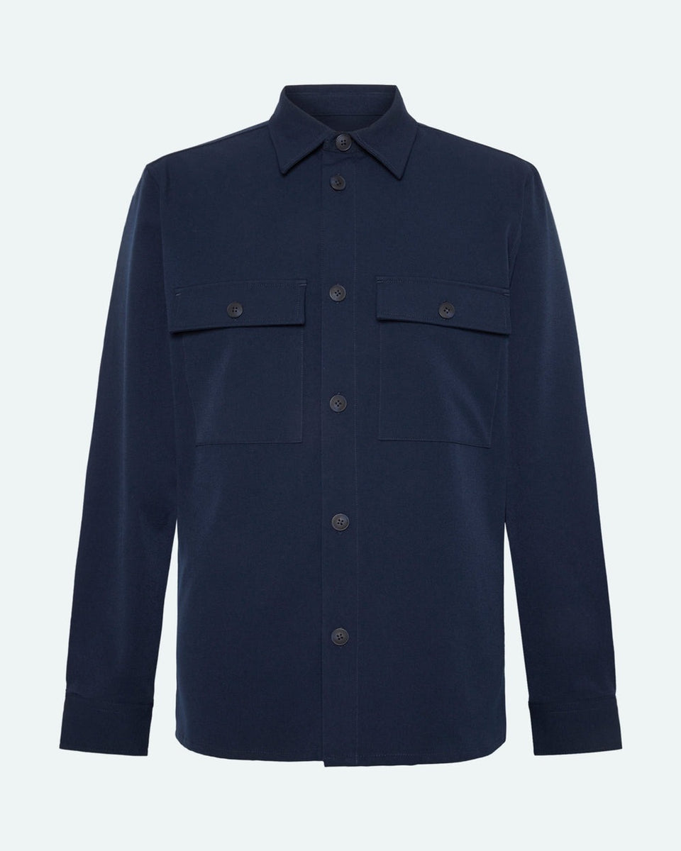 Minimum Santon Overshirt 3808 Donkerblauw Heren