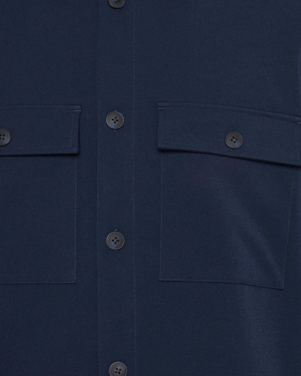 Minimum Santon Overshirt 3808 Donkerblauw Heren