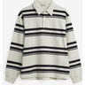Minimum Tate Rlx Ls Striped Rugby Polo Wit Heren
