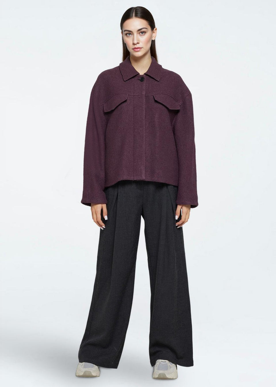 Minimum Tyra Jacket Donkerrood Dames