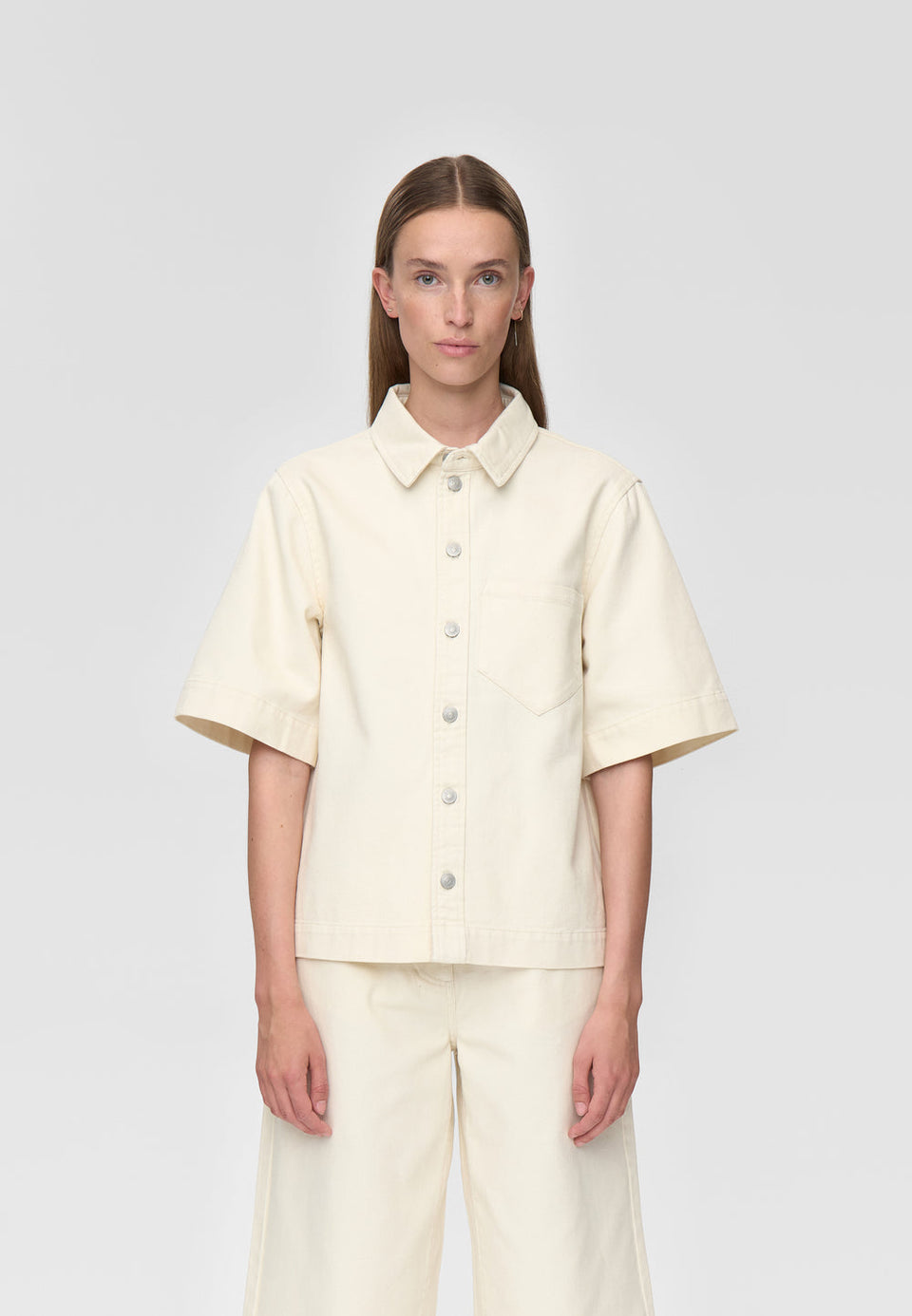 Minimum Vida Ss Shirt Wit Dames