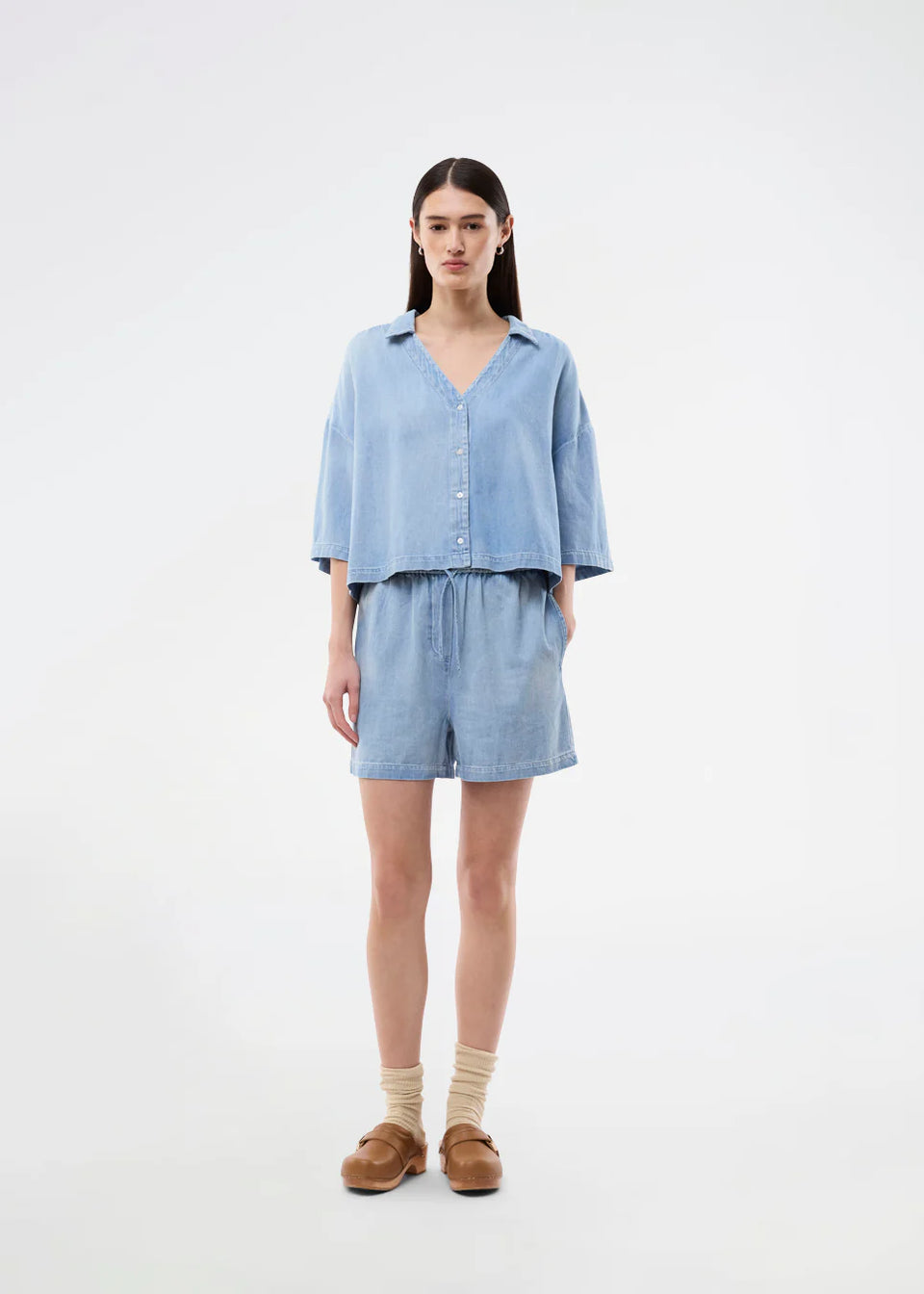Modstrom Alvar Shorts Lichtblauw Dames