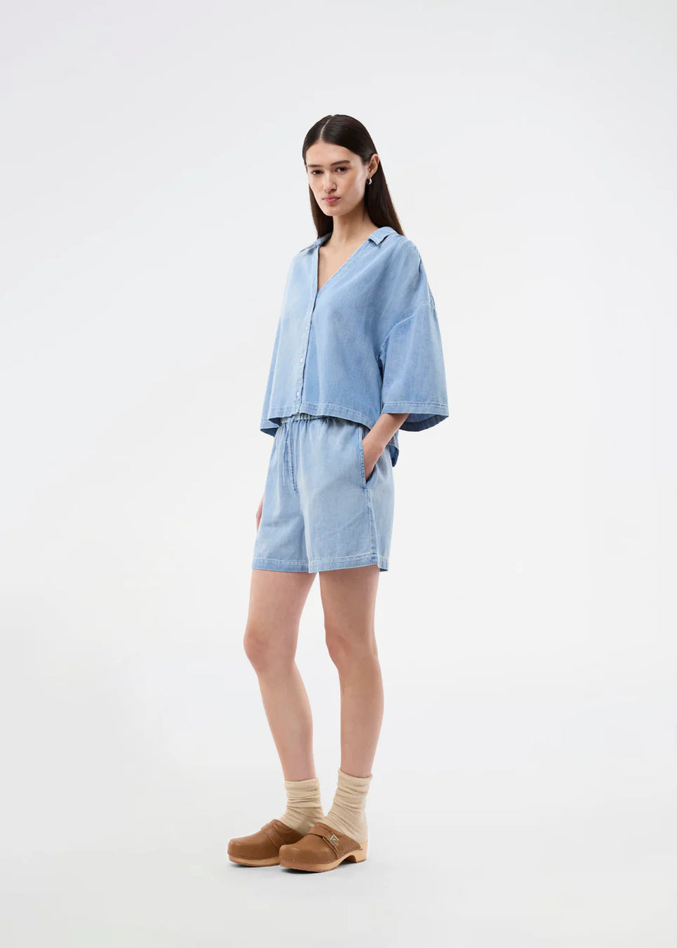 Modstrom Alvar Shorts Lichtblauw Dames