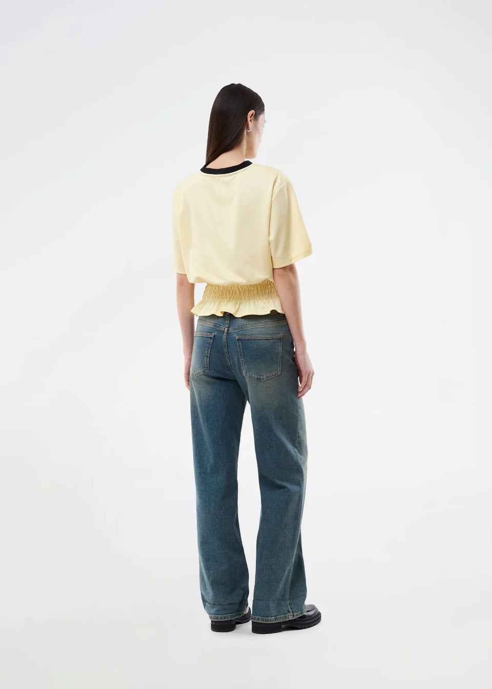 Modstrom Ansgar T-shirt Lichtgeel Dames