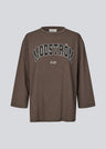 Modstrom Bamboo T-shirt Donkerbruin Dames