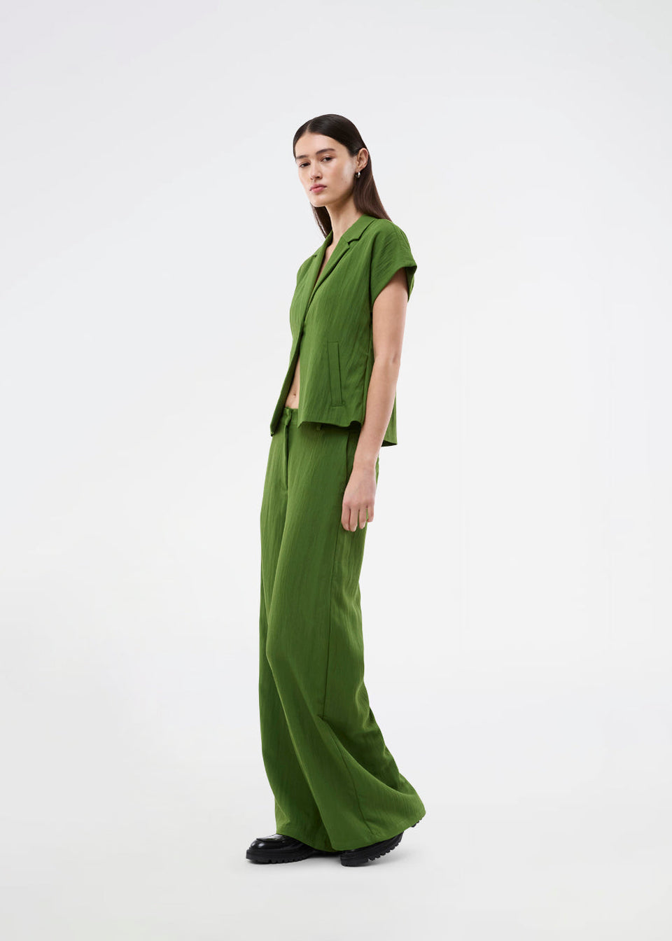 Modstrom Benitta Vest Groen Dames