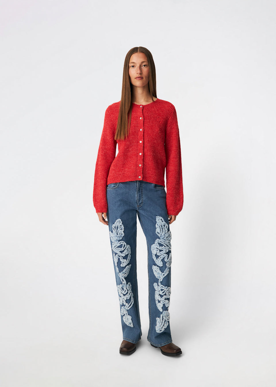 Modstrom Cris Cardigan Rood Dames