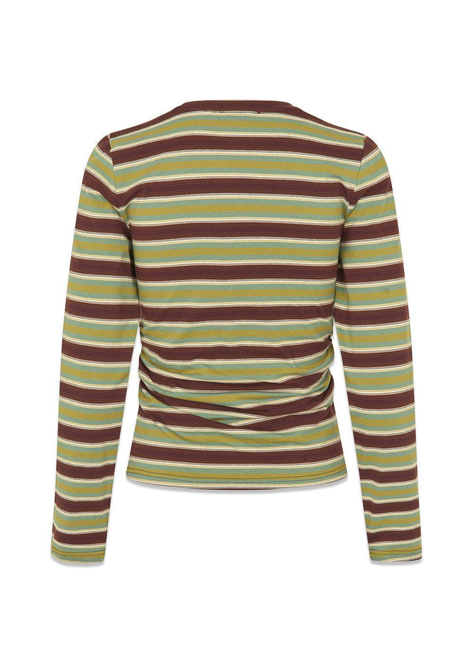 Modstrom Dennis Slim Ls T-shirt Donkerrood Dames