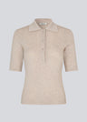 Modstrom Hiroki Ss Polo Lichtbruin Dames