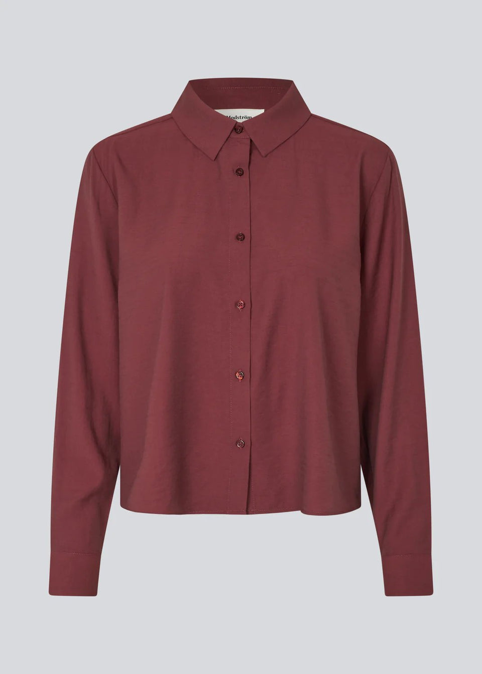 Modstrom Hudges Shirt Donkerrood Dames