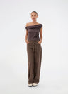 Modstrom Isolde Pants Donkerbruin Dames
