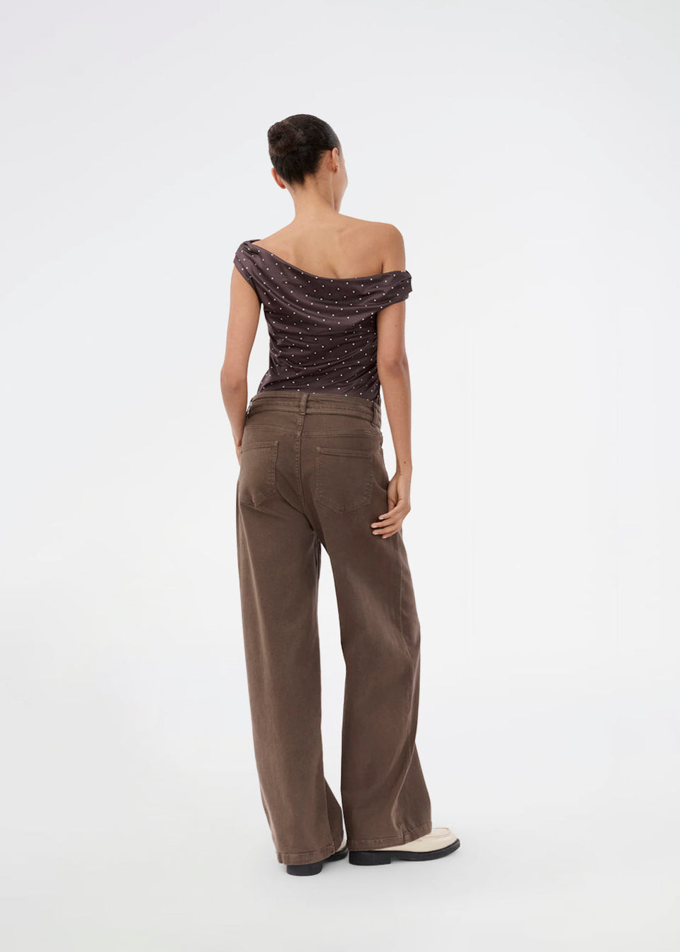 Modstrom Isolde Pants Donkerbruin Dames